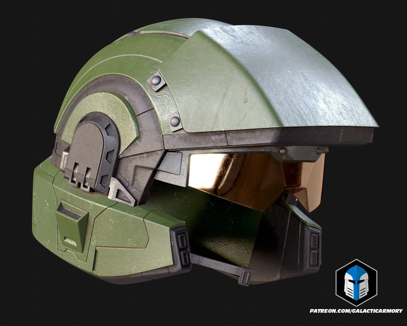 UNSC Marine Helmet - 3D Print Files 14 UNSC Marine Helmet - 3D Print Files - Image 12