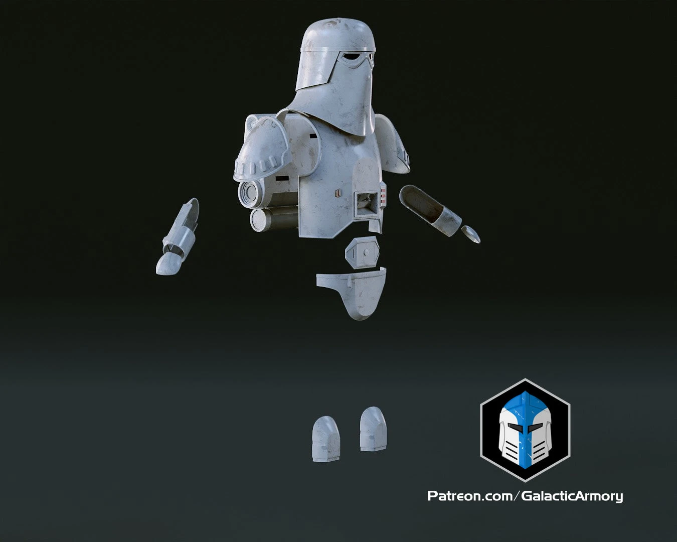 ESB Snowtrooper Helmet & Armor - 3D Print Files 11 ESB Snowtrooper Helmet & Armor - 3D Print Files - Image 9