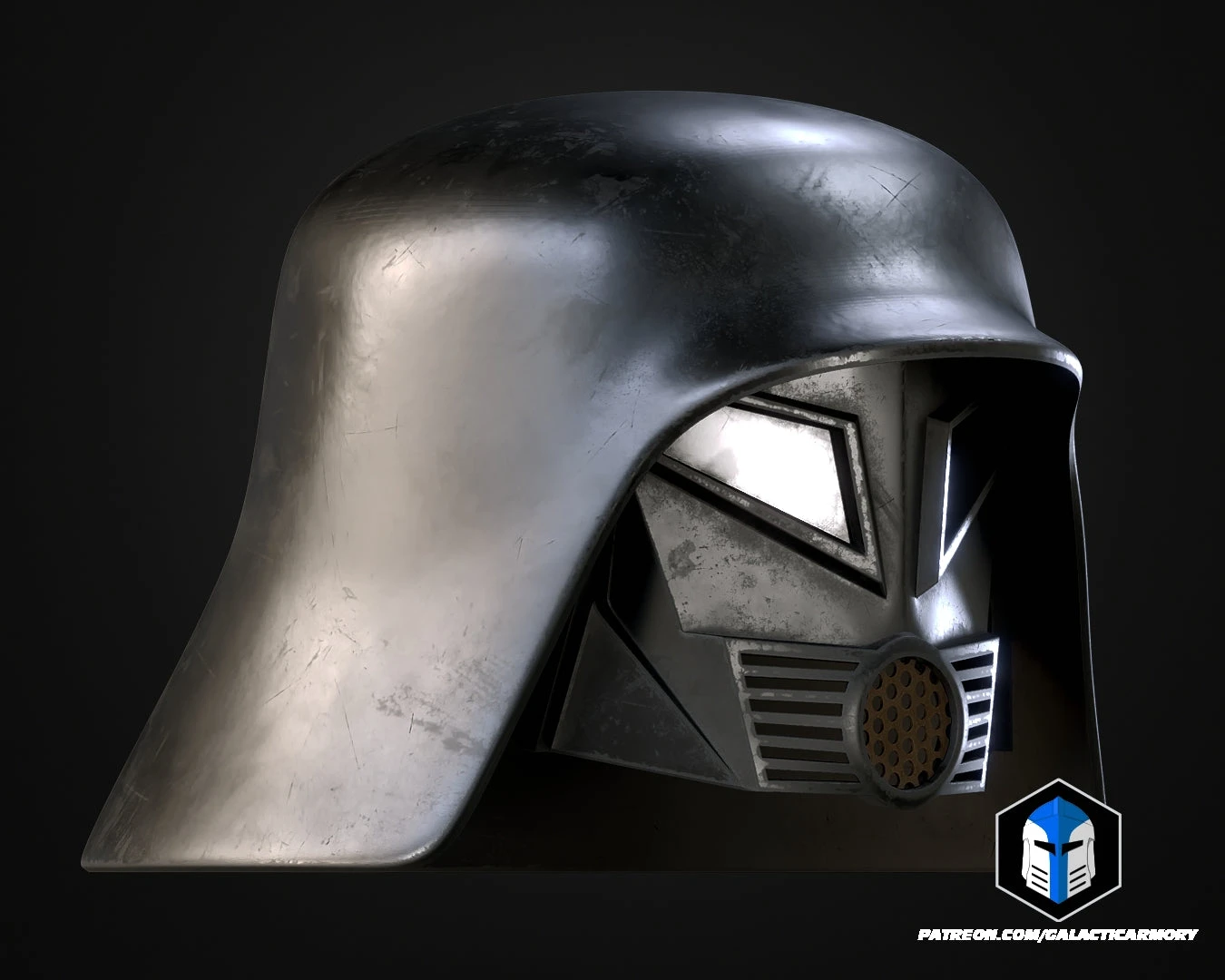 Dark Helmet Helmet - 3D Print Files 9 Dark Helmet Helmet - 3D Print Files - Image 7