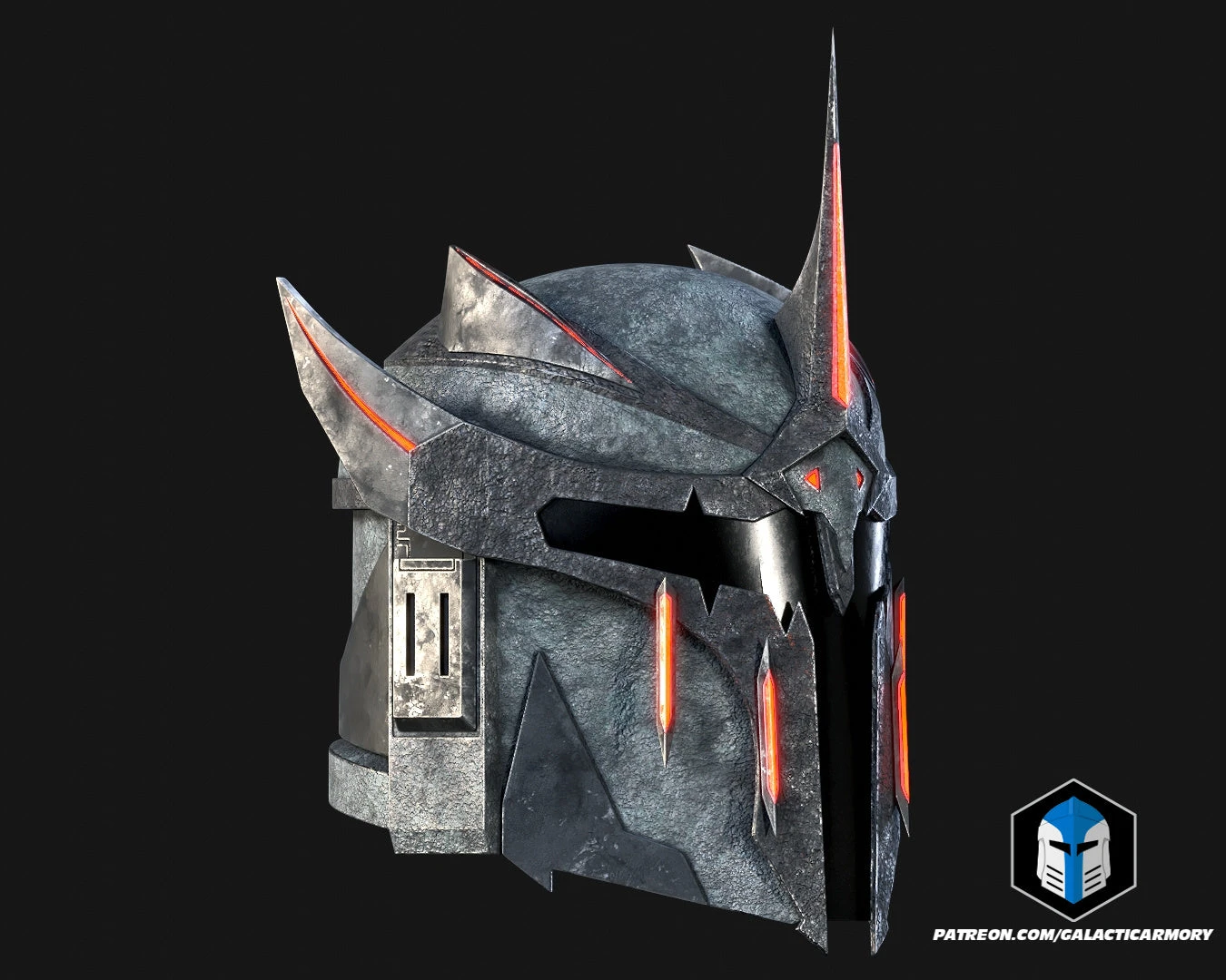 Demonic Mando Helmet - 3D Print Files 14 Demonic Mando Helmet - 3D Print Files - Image 12
