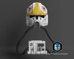 Animated Clone Trooper Pilot Helmet - 3D Print Files -Galactic Armory Store 1AnimatedPilotHelmet