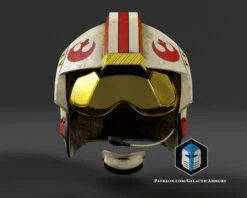Rebel Pilot Helmet - 3D Print Files -Galactic Armory Store 1RebelPilotHelmet