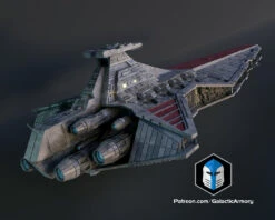 Clone Wars Venator Capital Ship - 3D Print Files 16 Clone Wars Venator Capital Ship - 3D Print Files -Galactic Armory Store 1 21