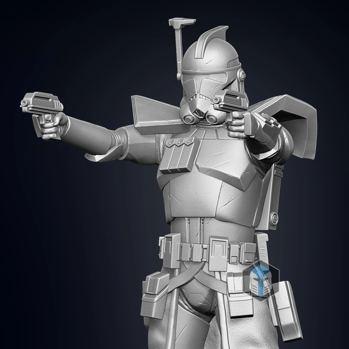 ARC Trooper Figurine - Pose 2 - 3D Print Files 3 ARC Trooper Figurine - Pose 2 - 3D Print Files