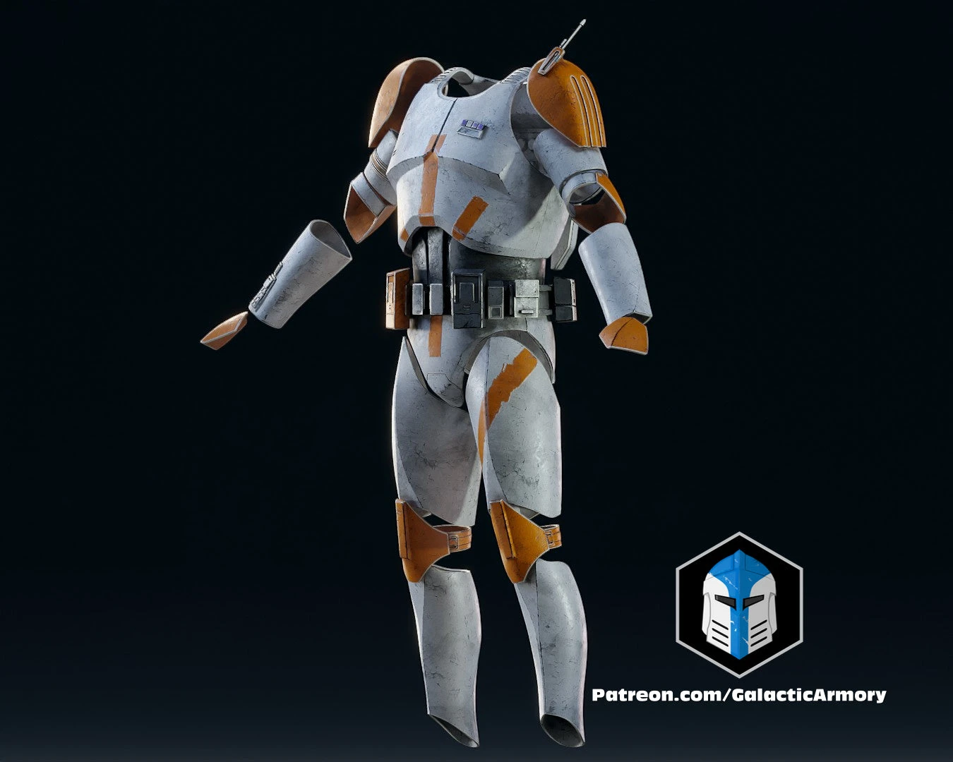 Commander Cody Armor Accessories - 3D Print Files 13 Commander Cody Armor Accessories - 3D Print Files - Image 11