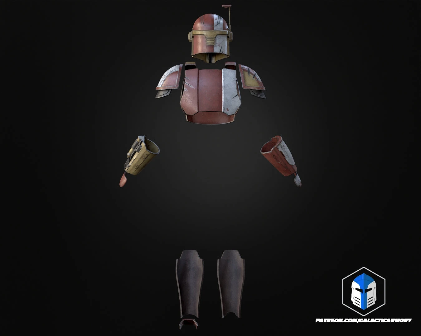 Mando Spirit Helmet And Armor - 3D Print Files 8 Mando Spirit Helmet And Armor - 3D Print Files - Image 6