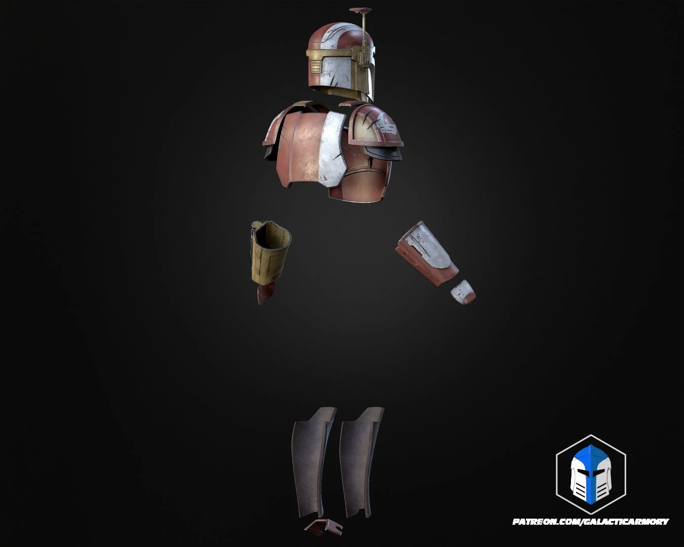 Mando Spirit Helmet And Armor - 3D Print Files 9 Mando Spirit Helmet And Armor - 3D Print Files - Image 7