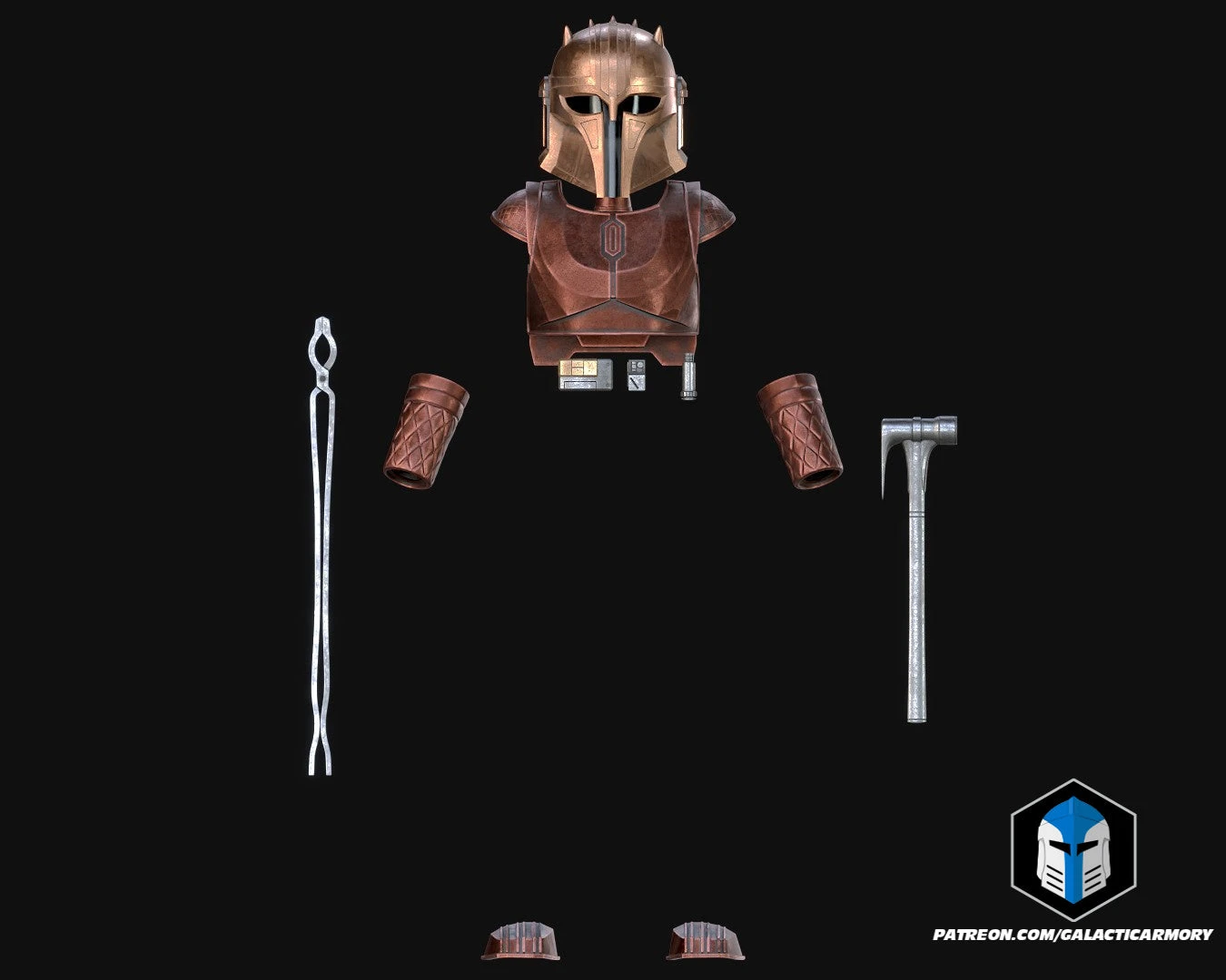 The Armorer Armor - 3D Print Files 5 The Armorer Armor - 3D Print Files - Image 3