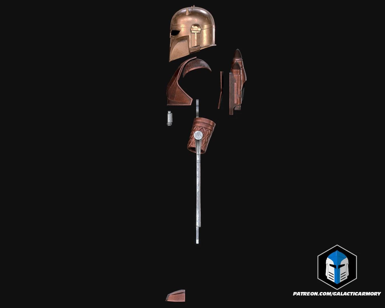 The Armorer Armor - 3D Print Files 7 The Armorer Armor - 3D Print Files - Image 5