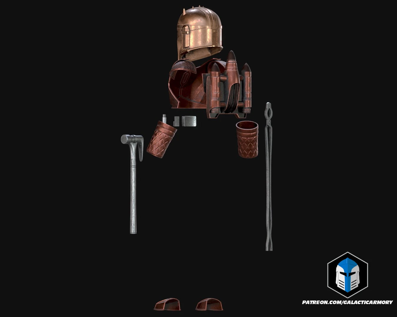 The Armorer Armor - 3D Print Files 8 The Armorer Armor - 3D Print Files - Image 6