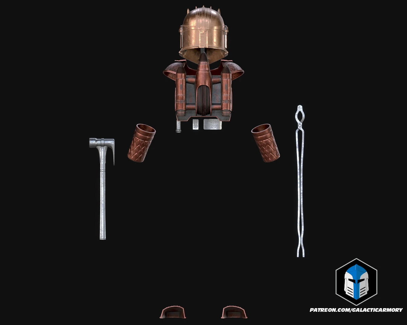 The Armorer Armor - 3D Print Files 9 The Armorer Armor - 3D Print Files - Image 7