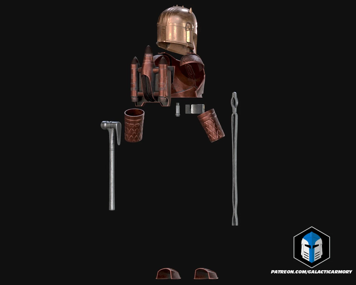 The Armorer Armor - 3D Print Files 10 The Armorer Armor - 3D Print Files - Image 8