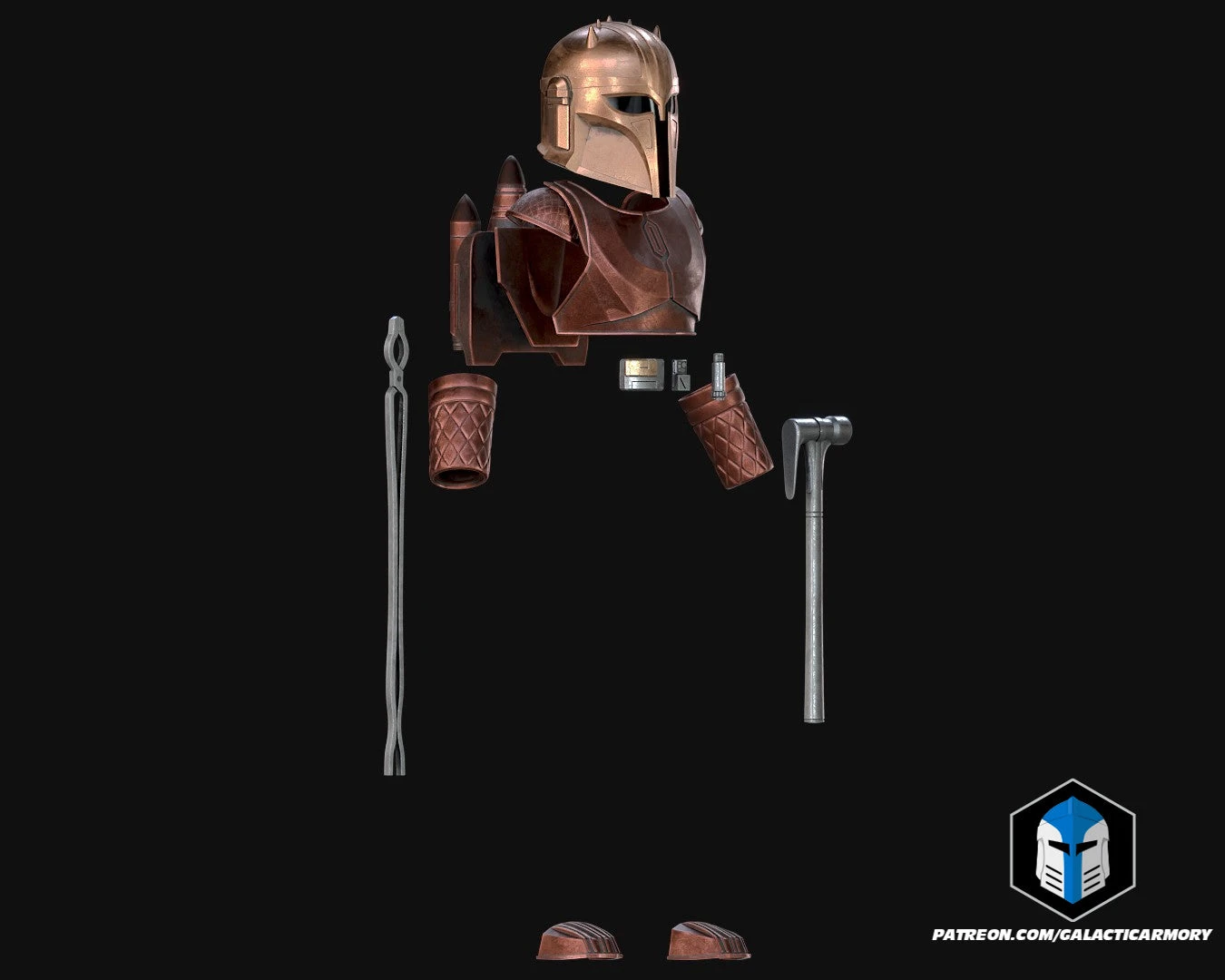 The Armorer Armor - 3D Print Files 12 The Armorer Armor - 3D Print Files - Image 10