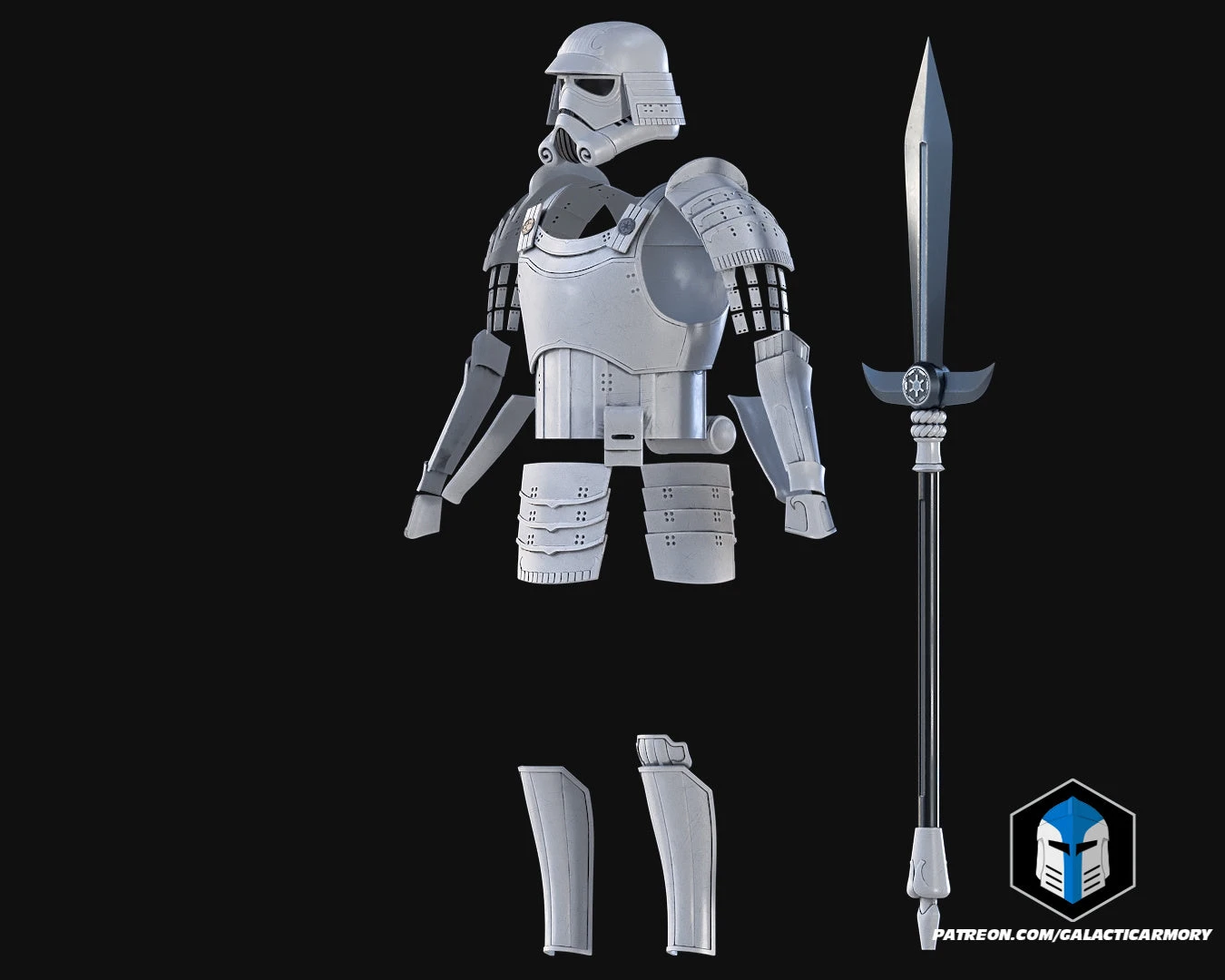 Samurai Stormtrooper Armor - 3D Print Files 6 Samurai Stormtrooper Armor - 3D Print Files - Image 4