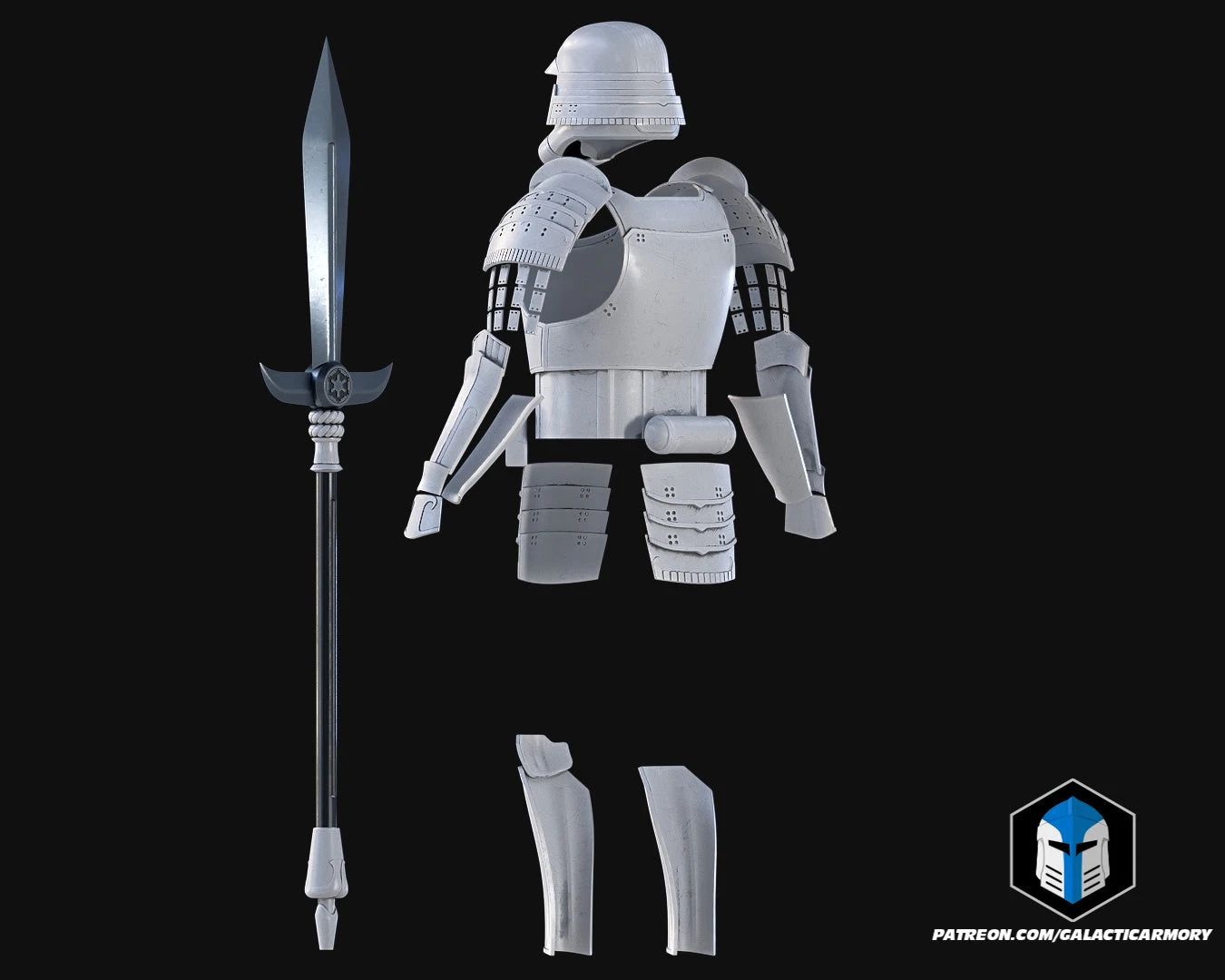 Samurai Stormtrooper Armor - 3D Print Files 8 Samurai Stormtrooper Armor - 3D Print Files - Image 6