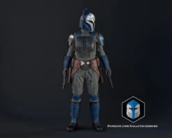 Bo Katan Figurine - Pose 2 - 3D Print Files -Galactic Armory Store 20000