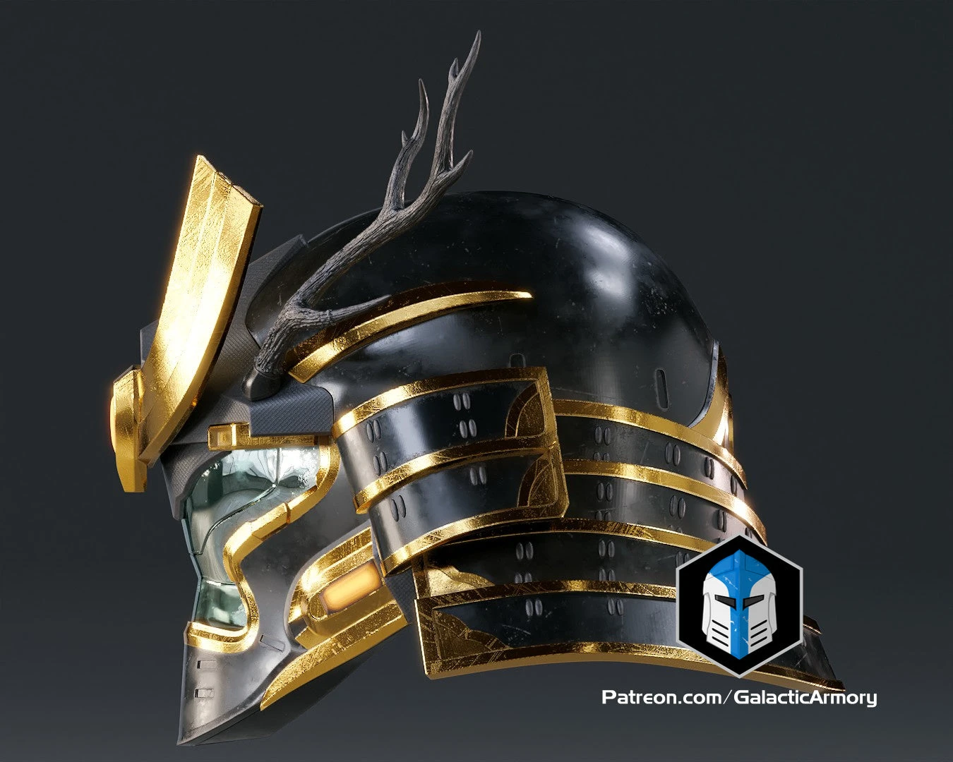 Infinite Kabuto Helmet - 3D Print Files 9 Infinite Kabuto Helmet - 3D Print Files - Image 7