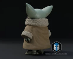 Standing Grogu - Arms At Side - 3D Print Files 33 Standing Grogu - Arms At Side - 3D Print Files -Galactic Armory Store 20003 1