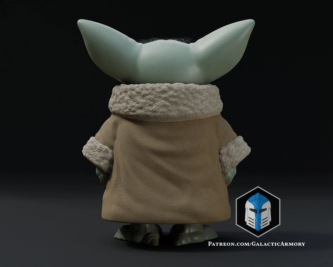 Standing Grogu - Arms At Side - 3D Print Files 17 Standing Grogu - Arms At Side - 3D Print Files - Image 15