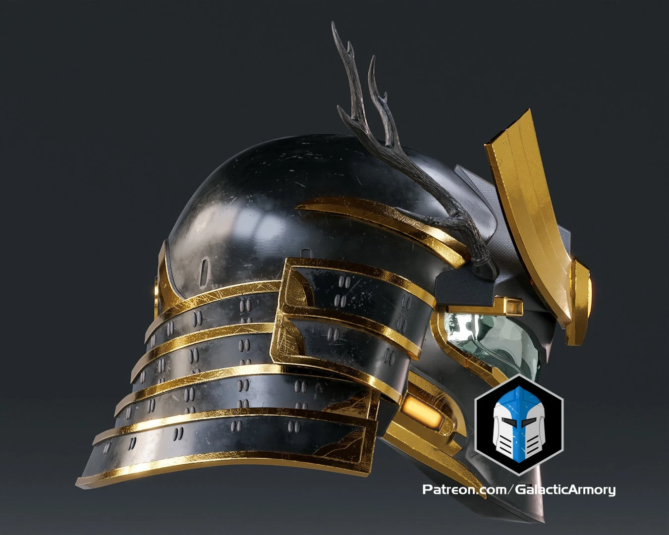 Infinite Kabuto Helmet - 3D Print Files 13 Infinite Kabuto Helmet - 3D Print Files - Image 11