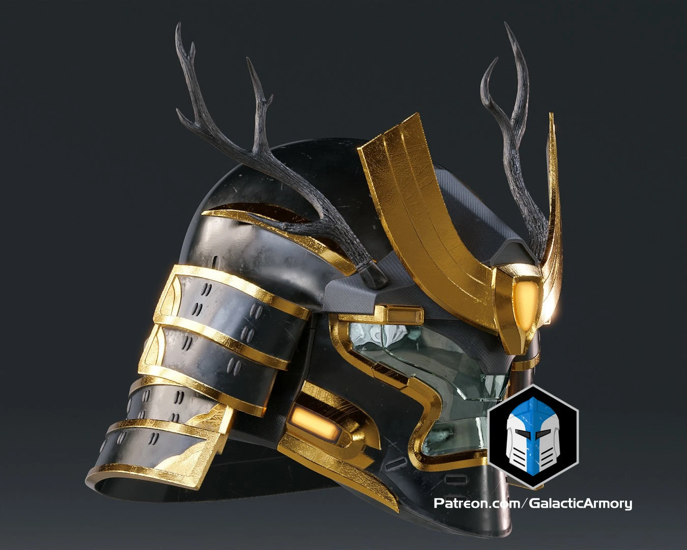 Infinite Kabuto Helmet - 3D Print Files 14 Infinite Kabuto Helmet - 3D Print Files - Image 12