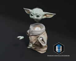 Grogu Figurine - Pose 2 - 3D Print Files -Galactic Armory Store 20250