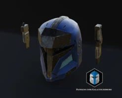 Heavy Mando Spartan Mashup Helmet - 3D Print Files 16 Heavy Mando Spartan Mashup Helmet - 3D Print Files -Galactic Armory Store 2HeavyMandoSpartanExploded