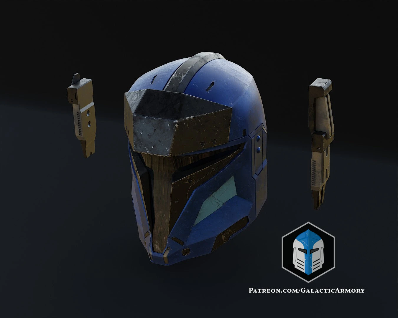 Heavy Mando Spartan Mashup Helmet - 3D Print Files 6 Heavy Mando Spartan Mashup Helmet - 3D Print Files - Image 4