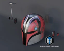 Sabine Wren Helmet - 3D Print Files -Galactic Armory Store 2SabineWrenHelmet Exploded