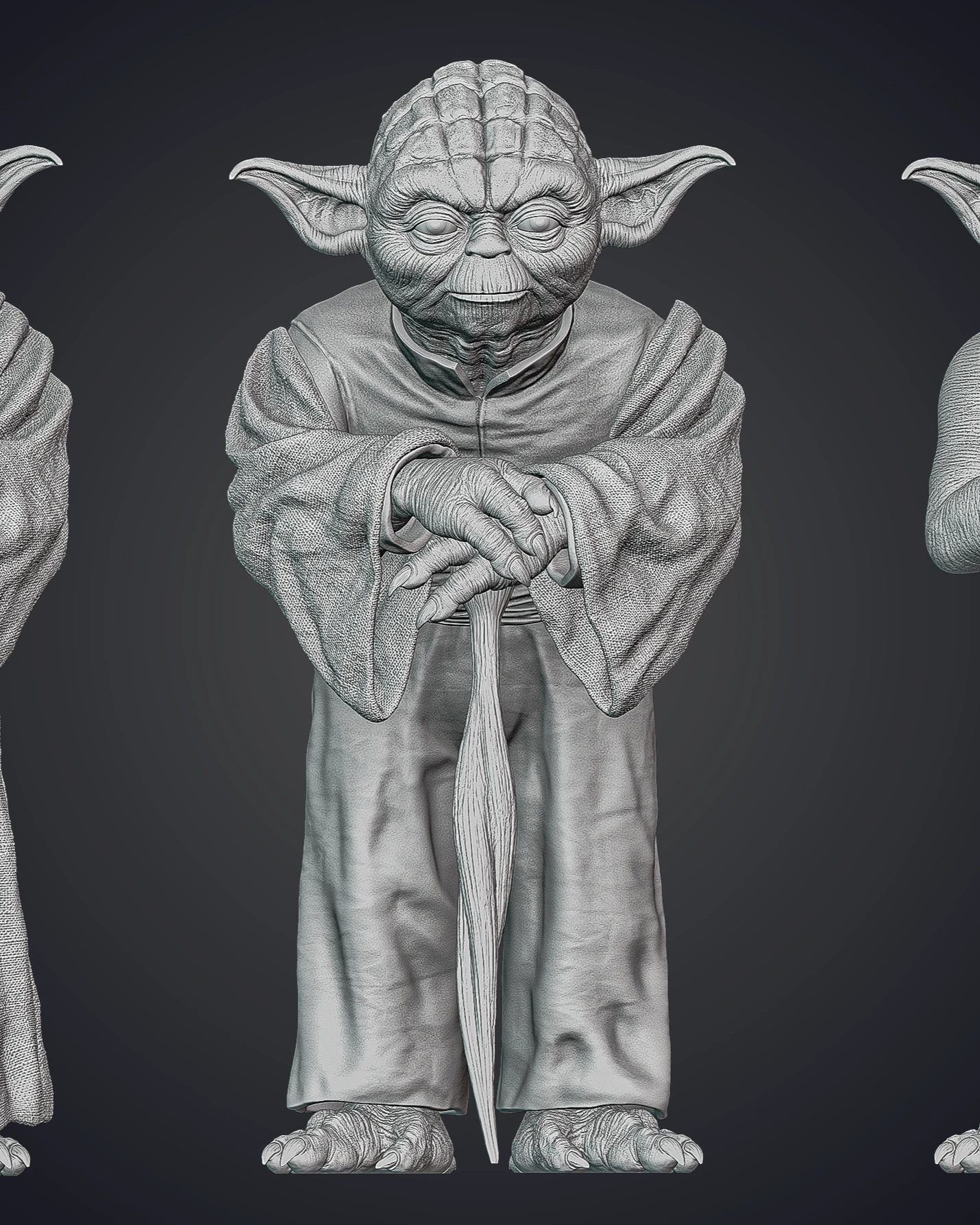 Life Sized Yoda Statue - Pose 2 - DIY 6 Life Sized Yoda Statue - Pose 2 - DIY - Image 4