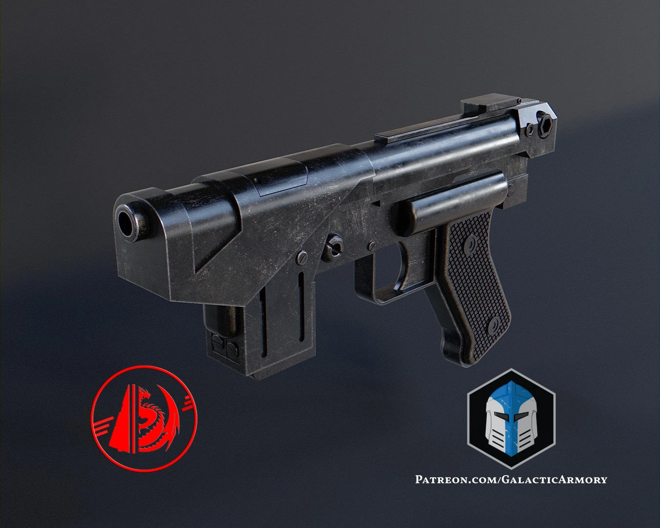 Imperial Mandalorian Commando Blaster - 3D Print Files 5 Imperial Mandalorian Commando Blaster - 3D Print Files - Image 3