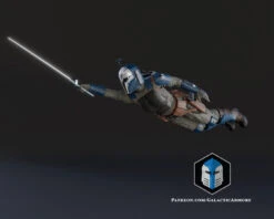 Bo Katan Figurine - Pose 3 - 3D Print Files -Galactic Armory Store 30001 0d8011a4 d56e 41eb b1a1 35fbb4a71155
