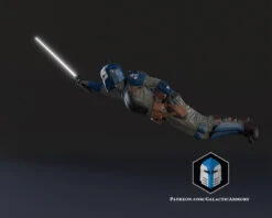 Bo Katan Figurine - Pose 3 - 3D Print Files -Galactic Armory Store 30002 010698a5 f350 4839 91c9 a0b246652db6