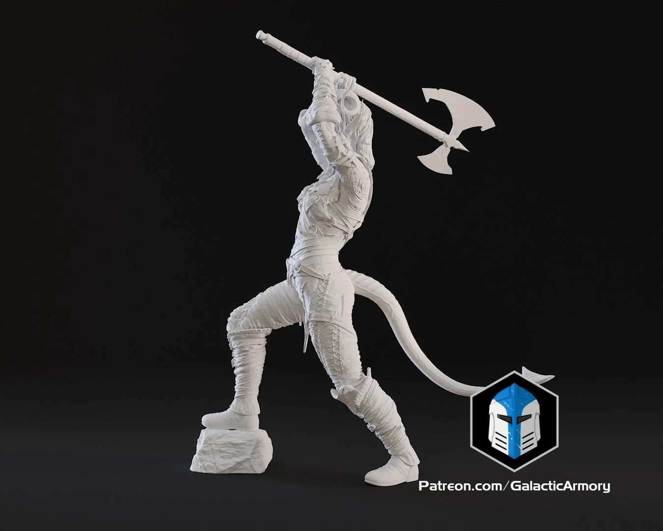 Karlach Figurine - Pose 3 - 3D Print Files 8 Karlach Figurine - Pose 3 - 3D Print Files - Image 6
