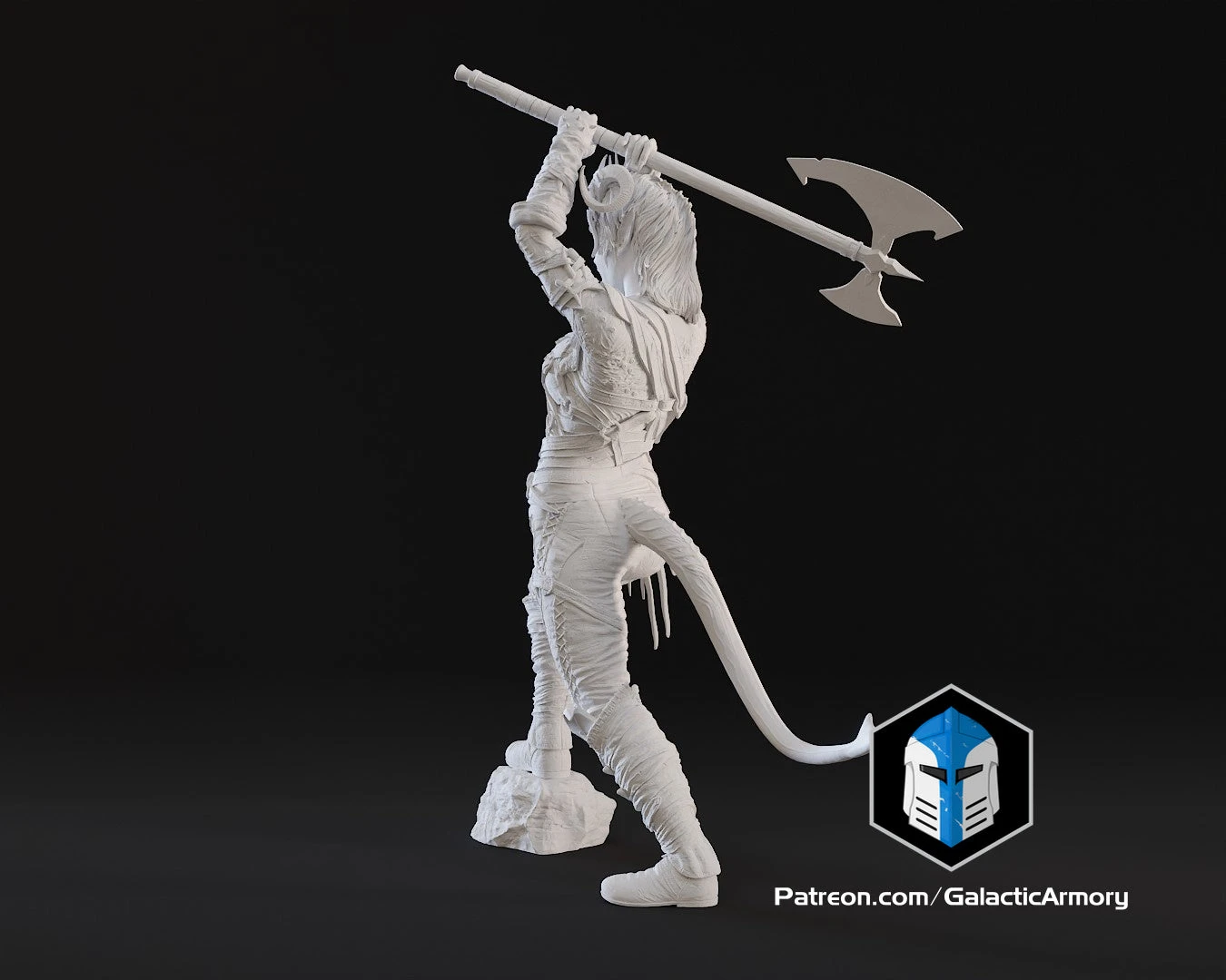Karlach Figurine - Pose 3 - 3D Print Files 9 Karlach Figurine - Pose 3 - 3D Print Files - Image 7