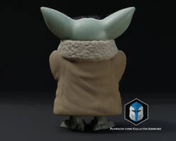Standing Grogu - Bowl - 3D Print Files -Galactic Armory Store 30004