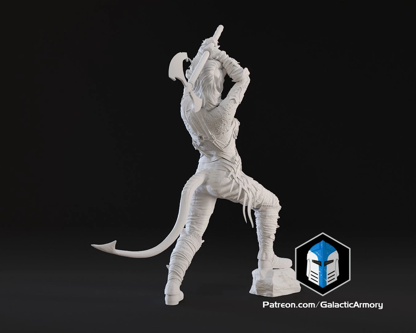 Karlach Figurine - Pose 3 - 3D Print Files 11 Karlach Figurine - Pose 3 - 3D Print Files - Image 9
