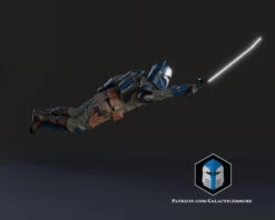Bo Katan Figurine - Pose 3 - 3D Print Files -Galactic Armory Store 30006 810da1e0 aeea 4f31 a1ab cf8def361e96