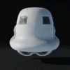 Rogue One Stormtrooper Helmet - 3D Print Files -Galactic Armory Store 3RogueOneStormtrooperHelmet360GIF