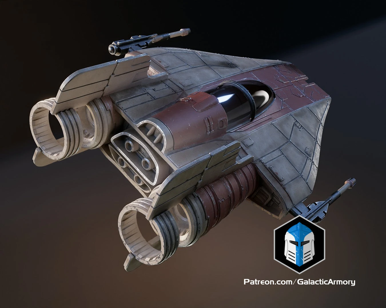 Tea Light A-Wing - 3D Print Files 10 Tea Light A-Wing - 3D Print Files - Image 8