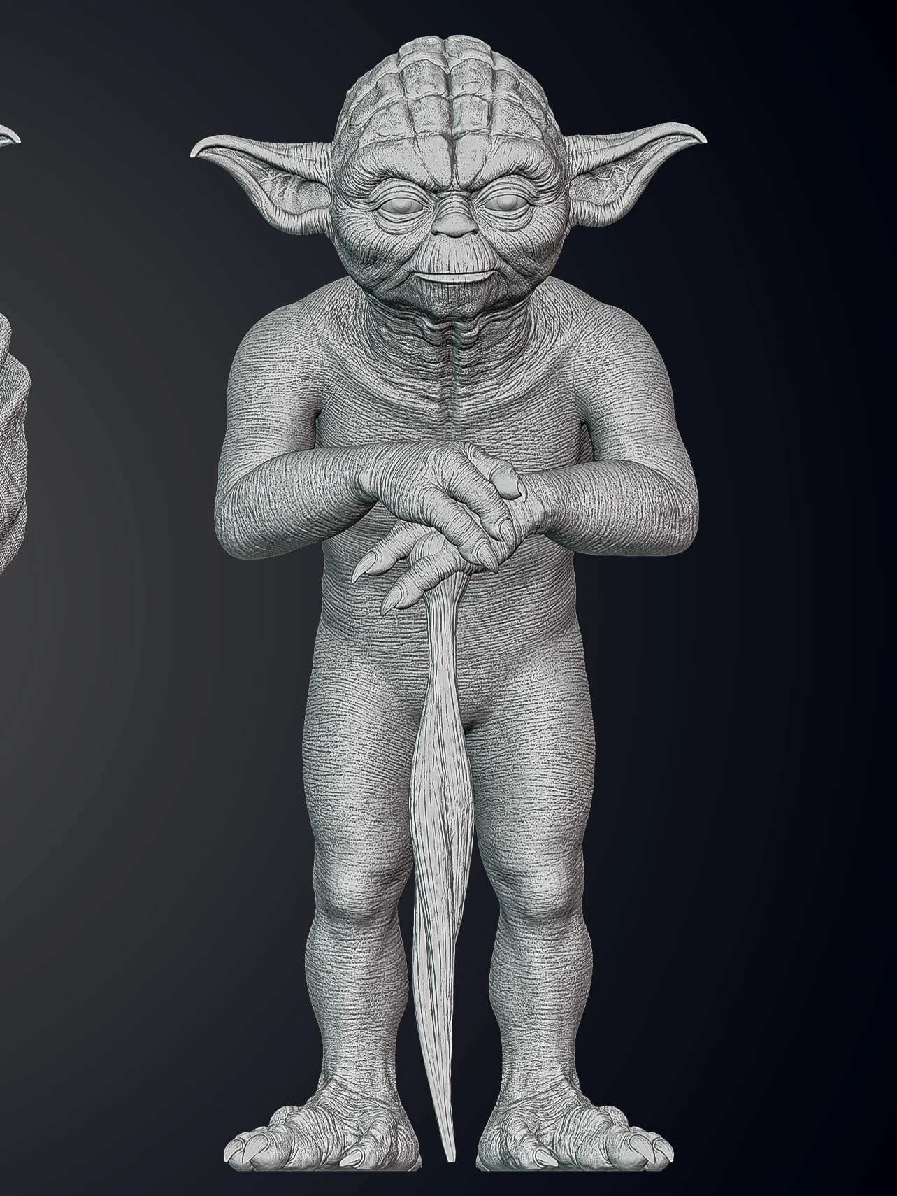 Life Sized Yoda Statue - Pose 2 - DIY 7 Life Sized Yoda Statue - Pose 2 - DIY - Image 5