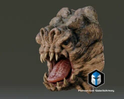 Life Sized Rancor Head Wall Mount - 3D Print Files 12 Life Sized Rancor Head Wall Mount - 3D Print Files -Galactic Armory Store 3i