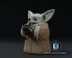 Standing Grogu - Bowl - 3D Print Files -Galactic Armory Store 3sitting0001