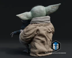 Grogu And Babu Figurine - Pose 1 - 3D Print Files -Galactic Armory Store 40003