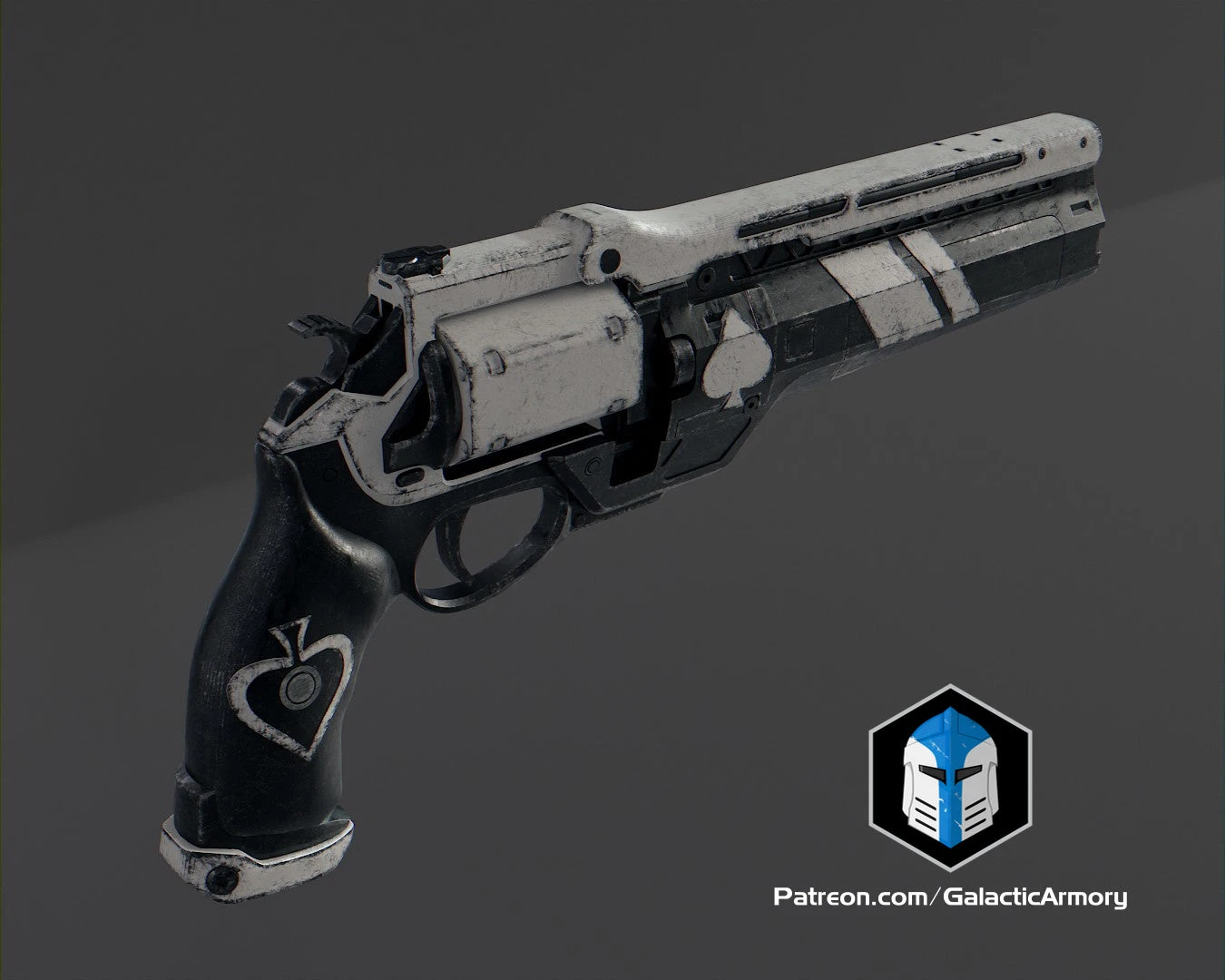 Ace Of Spades Hand Cannon - 3D Print Files 9 Ace Of Spades Hand Cannon - 3D Print Files - Image 7