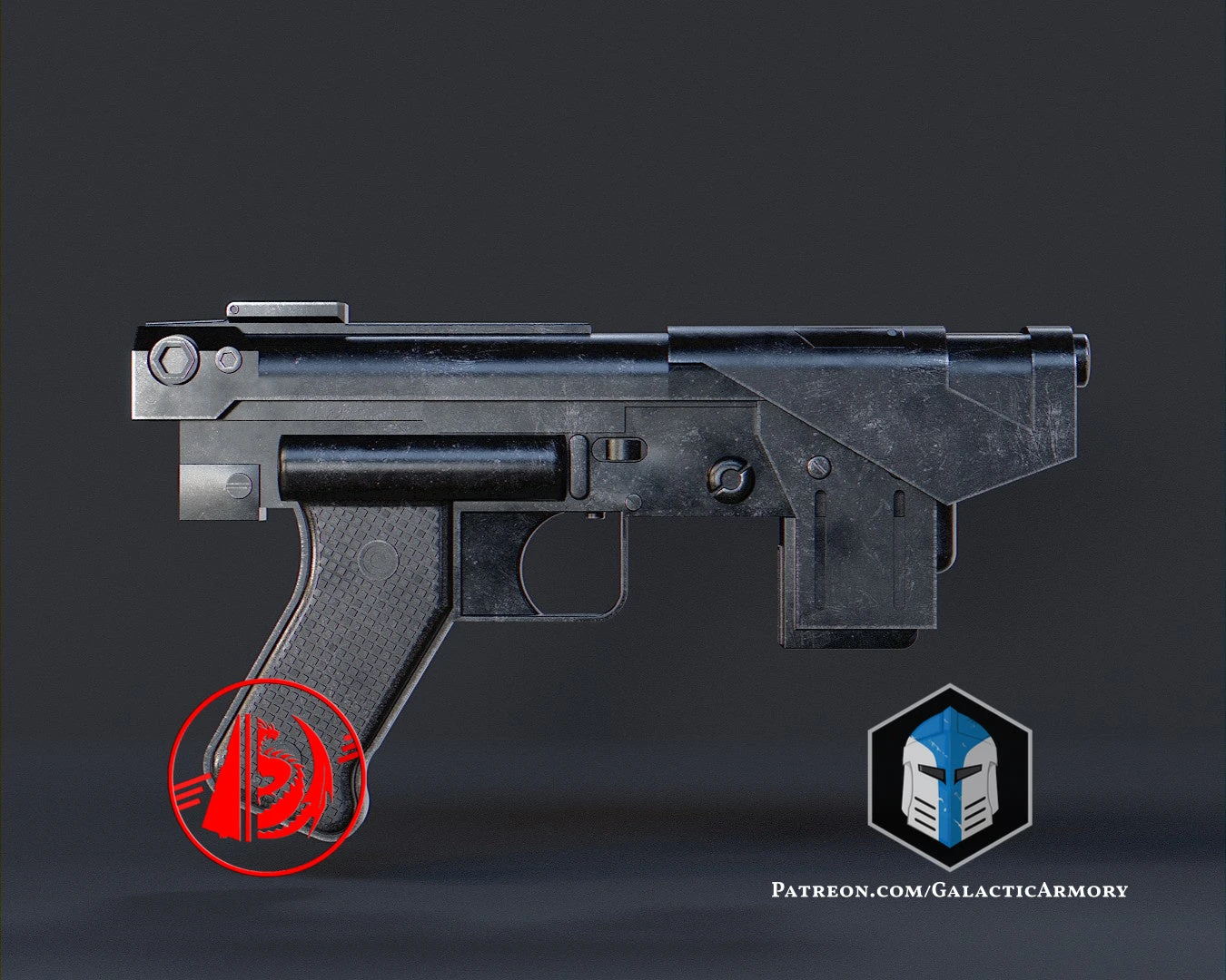 Imperial Mandalorian Commando Blaster - 3D Print Files 9 Imperial Mandalorian Commando Blaster - 3D Print Files - Image 7