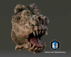 Life Sized Rancor Head Wall Mount - 3D Print Files 13 Life Sized Rancor Head Wall Mount - 3D Print Files -Galactic Armory Store 4i