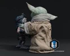 Grogu And Babu Figurine - Pose 2 - 3D Print Files 18 Grogu And Babu Figurine - Pose 2 - 3D Print Files -Galactic Armory Store 50003