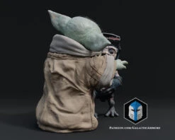 Grogu And Babu Figurine - Pose 2 - 3D Print Files 20 Grogu And Babu Figurine - Pose 2 - 3D Print Files -Galactic Armory Store 50005