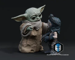 Grogu And Babu Figurine - Pose 2 - 3D Print Files 21 Grogu And Babu Figurine - Pose 2 - 3D Print Files -Galactic Armory Store 50007